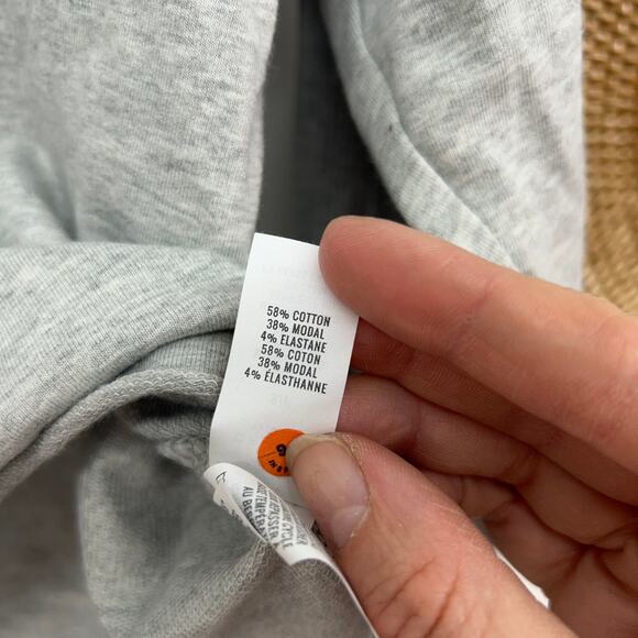 Offline by Aerie Gray Knit Oversized Hooded Sweatshirt Hoodie Small - Picture 6 of 7